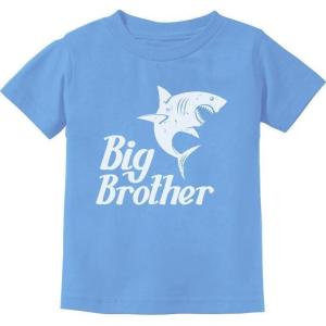 imageBig Brother Shark Shirt Gift for Shark Loving Toddler Boys Infant Kids TshirtCalifornia Blue