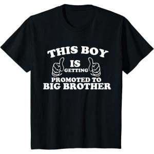 imageKids This Boy is Getting Promoted to Big Brother Sibling Boys TShirtBlack