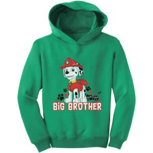imageOfficial Paw Patrol Marshall Big Brother Toddler HoodieGreen
