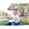 imageLittle Brother Shirt for Boys Baby Announcement Baby Boy Infant Kids TShirtRed