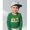 imageTractor Big Brother Shirt Baby Reveal Sibling Boy Kids Long Sleeve TShirtGreen