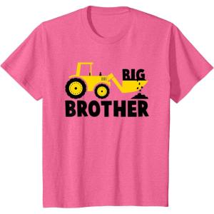 imageKids tractor big brother TShirtPink Heather