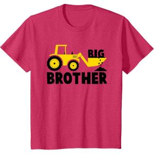 imageKids tractor big brother TShirtRed Heather