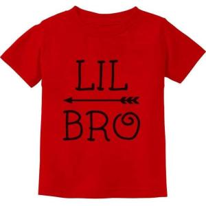 imageLittle Brother Shirt for Boys Baby Announcement Baby Boy Infant Kids TShirtRed