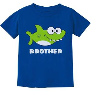 imageShark Shirt for Brother Gift for Big Brother Youth Kids TShirtBlue