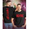 imageACDC Jagged Logo Band Power Up Tee for Men for Those About to Rock n Roll Shirt TShirtRed Bnf  Black