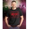 imageACDC Jagged Logo Band Power Up Tee for Men for Those About to Rock n Roll Shirt TShirtRed Logo  Black