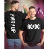 imageACDC Jagged Logo Band Power Up Tee for Men for Those About to Rock n Roll Shirt TShirtWhite Bnf  Black