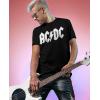 imageACDC Jagged Logo Band Power Up Tee for Men for Those About to Rock n Roll Shirt TShirtWhite Bnf  Black