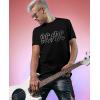 imageACDC Jagged Logo Band Power Up Tee for Men for Those About to Rock n Roll Shirt TShirtWhite Logo  Black