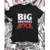 imageBoys Big Brothers Rock Best Siblings Gift Kids TShirt Big Bro Black 5T