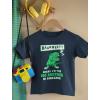 imageDinosaur Big Brother Shirt Baby Announcement Sibling Boys Toddler Kids TShirt 3T Navy