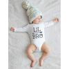 imageLittle Brother Shirt for Boys Baby Announcement Baby Long Sleeve BodysuitGreen
