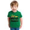 imagePersonalized Little Brother Gift for Tractor Loving Boys Toddler Kids TShirtRed