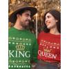 imageTstars King ampamp Queen Couples Ugly Christmas Sweatshirts Funny His and Hers Xmas Holiday Matching Sweatshirt for Men WomenQueen Red  King Green