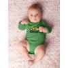 imageTstars Tractor Little Brother Newborn Outfit Baby Boy Infant Long Sleeve BodysuitGreen