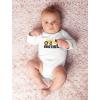 imageTstars Tractor Little Brother Newborn Outfit Baby Boy Infant Long Sleeve BodysuitWhite