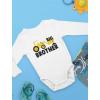 imageTstars Tractor Little Brother Newborn Outfit Baby Boy Infant Long Sleeve BodysuitWhite