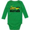 imageTstars Tractor Little Brother Newborn Outfit Baby Boy Infant Long Sleeve BodysuitGreen