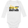 imageTstars Tractor Little Brother Newborn Outfit Baby Boy Infant Long Sleeve BodysuitWhite