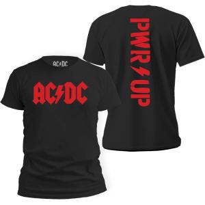 imageACDC Jagged Logo Band Power Up Tee for Men for Those About to Rock n Roll Shirt TShirtRed Bnf  Black