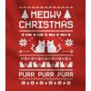 imageTstars  Meeowee Christmas Ugly Sweater  Cute Xmas Party TShirt Large Red