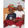 imageTstars Big Trex Santa Ugly Christmas Dinosaur Sweater Style Kids TShirtNavy
