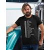 imageTstars Funny Gifts for Beard Lovers Beard Scale Bearded Shirt Dad Beard Men TShirtBlack