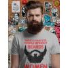 imageTstars Funny Gifts for Beard Lovers Beard Scale Bearded Shirt Dad Beard Men TShirtGray