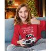imageTstars Gaming Kids Ugly Christmas Sweatshirt Gifts for Gamers I Paused My Game to Be Here Youth Holiday Xmas SweatshirtsRed