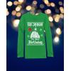 imageTstars Go Jesus Its Your Birthday Ugly Christmas Sweater Women Long Sleeve TShirtGreen