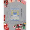 imageTstars Happy Chrismukkah Ugly Hanukkah Sweater for Men Christmas Jewish Holiday Chanukah SweatersGray