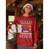 imageTstars Happy Chrismukkah Ugly Hanukkah Sweater for Men Christmas Jewish Holiday Chanukah SweatersRed
