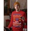 imageTstars Happy Chrismukkah Ugly Hanukkah Sweater for Men Christmas Jewish Holiday Chanukah SweatersRed