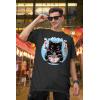 imageTstars Kawaii Cat Eating Ramen Noodle Anime Shirt for Men Women Japanese Manga Unisex Oversized ShirtsBlack