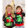 imageTstars Trex Ugly Christmas Sweater Dinosaur Dino Gift for Boys Girls 2yr  12yrMulticolor