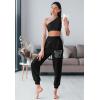 imageTstars Unisex Joggers for Women Men Sweatpants for Volleyball Fans Fleece JoggersBlack