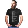 imageTstars Funny Gifts for Beard Lovers Beard Scale Bearded Shirt Dad Beard Men TShirtBlack