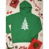 imageTstars Big White Xmas Tree Ugly Christmas Hoodie for Women Teen Girls Holiday Pullover HoodiesGreen