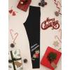 imageTstars Christmas Leggings for Women Girls Festive Xmas Outfit Holiday Leggings Meowee ChristmasBlack
