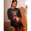 imageTstars Santa Paws Sweatshirt Women Teen Girls Pug Ugly Christmas Sweater StylePaws  Black