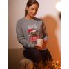 imageTstars Santa Paws Sweatshirt Women Teen Girls Pug Ugly Christmas Sweater StylePaws  Gray