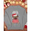 imageTstars Santa Paws Sweatshirt Women Teen Girls Pug Ugly Christmas Sweater StylePaws  Gray
