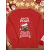 imageTstars Santa Paws Sweatshirt Women Teen Girls Pug Ugly Christmas Sweater StylePaws  Red