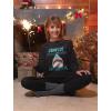 imageTstars Shark Ugly Christmas Sweater Style Women Teen Girls Jawlly Xmas SweatshirtJawlly Shark  Black