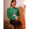 imageTstars Shark Ugly Christmas Sweater Style Women Teen Girls Jawlly Xmas SweatshirtJawlly Shark  Green