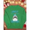 imageTstars Shark Ugly Christmas Sweater Style Women Teen Girls Jawlly Xmas SweatshirtJawlly Shark  Green