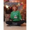 imageTstars Shark Ugly Christmas Sweater Style Women Teen Girls Jawlly Xmas SweatshirtJawlly Shark  Green