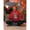 imageTstars Shark Ugly Christmas Sweater Style Women Teen Girls Jawlly Xmas SweatshirtJawlly Shark  Red