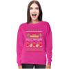 imageTstars Feliz Navidad Mexican Ugly Christmas Sweater Funny Xmas Women SweatshirtPink